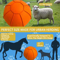 Herding Ball for Dogs, 25" Horse Ball with Cover, Dog Herding Balls Large with Hand Pump, Dog Horse Toys for Play Hurdin