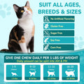 Woyamay Cat Allergy Relief for Cats, 500 Crunchy & Creamy Chews