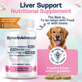 SilymarinAdvanced Liver Health Supplement for Large Dogs - Milk Thistle for Dogs Liver Support with S-Adenosylmethionine (Same) & Silybin - 30 Tablets