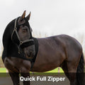 Resistance Horse Hood Slinky Lycra Zippered Mane Braid Shoulder Guard - Horse Sleazy Slickers Care Sheet