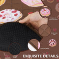IEUUMLER Washable Pee Pads for Dogs, 2 Pack Cake Pattern Reusable Waterproof Puppy Potty Pads, Non-Slip Absorbent Pet Tr