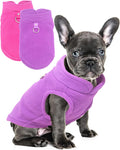 2 Pieces Fleece Dog Sweater Vest Winter Warm Dog Clothes for Small Dogs Male Female Fall Pullover Puppy Clothes with D-R