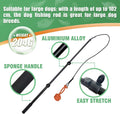 SailStart Flirt Pole for Dogs Heavy Duty 40inch Extendable Aluminum Alloy Dog Flirt Pole for Large/Medium/Small Gogs,Interactive Dog Toys for Indoor/Outdoor