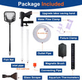 Fish Tank Cleaner Kit, Gravel Vacuum for Aquarium, Aquarium Vacuum Cleaner