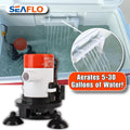 SEAFLO 10 Series Portable Livewell Aerator Kit - 12V, 350 GPH, Adjustable Hosepipe, Submersible, Corrosion-Resistant, Ef