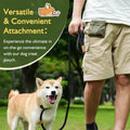 ETIAL Dog Treat Pouch,Portable Puppy Dog Training Treat Bag,Hand Free Dog Walking Bag,Auto Closing Pet Feed Snack Reward Pocket,Dog Food Dispenser for Pet Puppy Travel or Outdoor Use