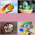 Lulonpon 30 River Painting Rocks, 10 Pcs Large 3.2"-4.1" & 20 Pcs 2.2"-3.1"