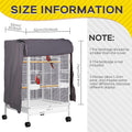 QBLEEV Bird Cage Covers, Breathable Blackout Birdcage Covers for Night
