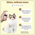 Pet Fur Care Oil - Tangle Remover, Shiny & Silky Coat, Soothing Skin Protection with Collagen and Natural Oils - Leave-i