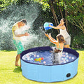 Dog Pool Foldable pet Pool Dog Swimming Pool pet Swimming Pool PVC Non-Slip for All Kinds of Pets 40-12in
