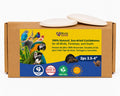 Birds LOVE 3.5-4″ Cuttlebone for Birds – 100% Natural Sun-Dried Calcium & Beak Conditioning Supplement for Parakeets, Budgies, Cockatiels, Finches & Canaries – 2 Pack with Holder – Made in Vietnam