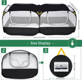 Jhua Small Animals Playpen Pet Cage Tent Large Chicken Run Coop with Detachable Bottom Breathable Transparent Mesh Walls