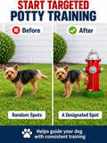 14.4"H 4LB Resin Fire Hydrant for Dogs to Pee On Indoor & Outdoor