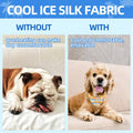 PAWCHIE Dog Cooling Bandana Small, 4 Packs Ice Cool Pet Triangle Scarf Bibs Reversible Styles, Summer Adjustable with Two Snaps, Kerchief Set Accessories for Dogs, Puppy, Cats