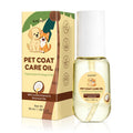 Pet Coat Care Oil, Coconut & Jojoba Infusion | Nourishing Serum to Reduce Stubborn Knots, UV Heat Shield; Anti-Static Lipid Repair for Dry Damaged Fur, Lick-Safe Treatment Dogs Cats, 1.69 fl. oz