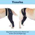 Single Dog Rear Leg Sleeve to Stop Licking, Breathable Dog Recovery Suit for Post Surgery, Comfortable Back Leg Sleeve f