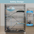 STILLCOVE 4-Tier Cat Cage Indoor, with Cushions & Hammock & Scratching Post