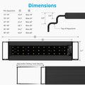 NICREW C10 Plant Aquarium Light, 18-24 in, 13W, Full Spectrum with Timer