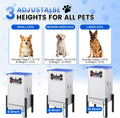 25 lbs Large Automatic Dog Feeder, 3 Adjustable Heights