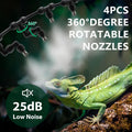 MECESOR Automatic Reptile Mister Humidifier with Timer,Programmable Terrarium Reptile Mister System for Chameleons, Snak