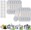 12 Pack Dog Fountain Filter Replacement for 3.2/4.2Gal Stainless Steel