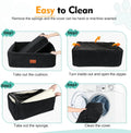 NEEZUKAR Dog Car Seat for Large Medium Size Dogs, Pet Car Seat Under 55 lbs