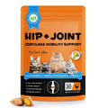 Cat Hip + Joint Health Crunchy & Creamy Chews, Joint Supplement Cat Treats with Glucosamine, Green Lipped Mussel & Omega-3s, Support Mobility, Flexibility & Comfort for Cats & Kittens, Chicken Flavour