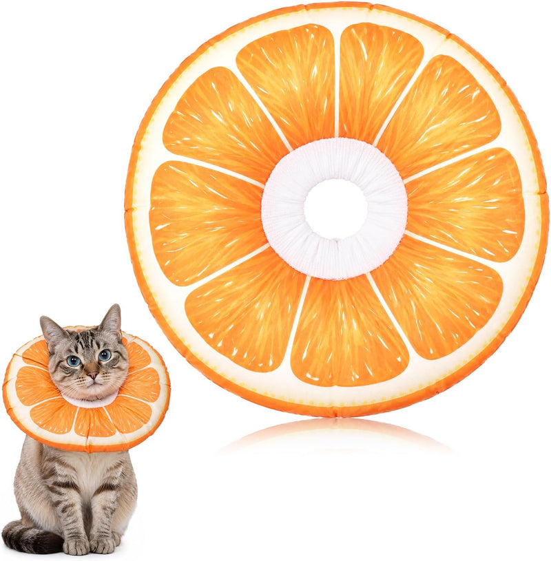 Cat Donut Collar, M Size Adjustable Cat Cone Collar for Kittens