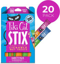 Tiki Cat Stix Wet Cat Treats, Variety Pack, 10 oz Box (20 Stix)