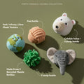 GRRREEN Cat Toys | Plush Earth Animals Stuffed Animal for Cats, Value 5-Pack | Eco Friendly Interactive Cat Toys for Indoor Cats