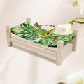 Bearded Dragon Bed, Wooden Reptile Sleeping Hammock, Bearded Dragon Tank Accessories, Habitat Accessories for Leopard Ge