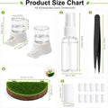 15 Pcs Jumping Spider Water Dispenser Set,Drown-Free Capillary Hydration Kit for Slings & Mantis,Include 2 Pcs 5ml Glass
