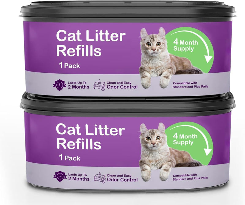 Cat Litter Refill Cartridge Compatible with Litter Cat Genie. 2 Pack