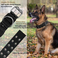 Tactical Dog Collar Heavy Duty Metal Buckle Collars for Medium Large Dogs