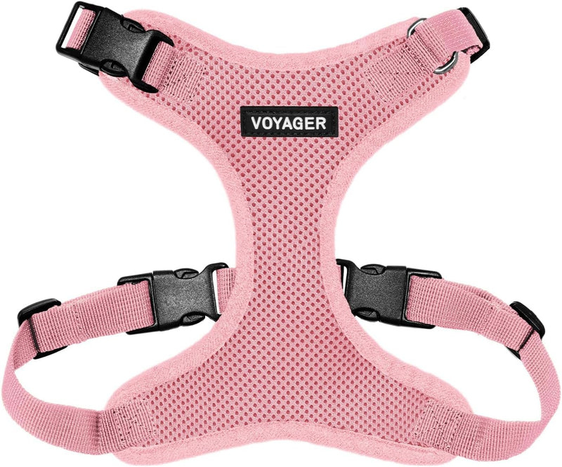 Voyager Step-in Lock Dog Harness - Pink, Small