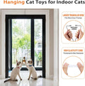Cat Toys for Indoor Cats,Interactive Door Hanging Cat Toys Attached with Catnip/Feathers/Birds/Worm Toys for Cats/Kitten