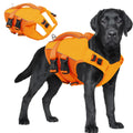 ASENKU Dog Life Jacket, High-Buoyancy Reflective Dog Swimming Vest with Durable Handles for Small/Medium/Large Dogs - Pool, Beach, Boating (Orange, 2XL)
