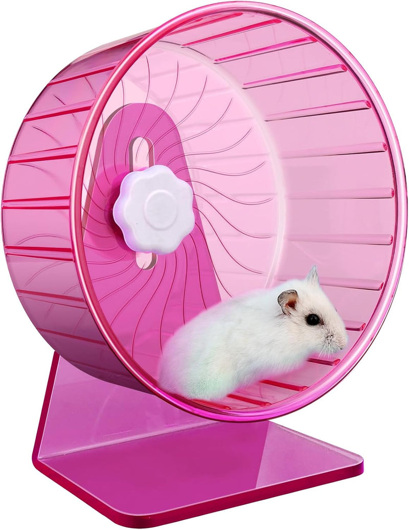 Hamster Wheel,Silent Wheel,Super Silent Hamster Exercise Wheels,Silent Hamster Wheel,Adjustable Stand Hamsters Exercise 