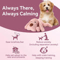 Moropaky Heartbeat Puppy Toy Dog Heartbeat Toy for Anxiety Relief and Calming Aid, Heartbeat Stuffed Animal for Comfort 