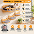 Cat Wall Shelves, Modern Cat Wall Furniture for Indoor Cats