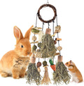 Bissap Rabbit Chew Toy, Hanging Natural Teeth Grinding Snack for Small Pets