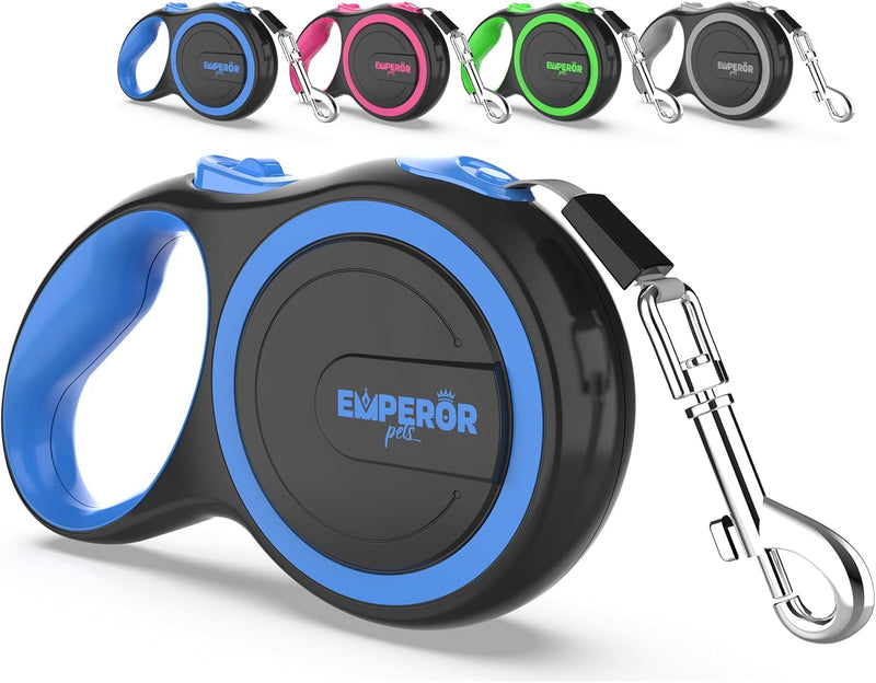 EMPEROR PETS 26.1 ft Retractable Dog Leash, for Dogs 10-110 lbs