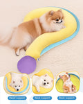 Dog Calming Pillow – Soft Plush Cat Body Pillows for Small/Medium/Large Dogs, Cozy Cotton-Filled Dog Neck Pillow, Cute D