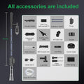 Electric Aquarium Gravel Cleaner with Strong Suction, Adjustable Water Flow, Auto Water Change & Sand Wash & Algae Remov
