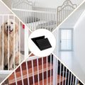 Dog Gate Support Feet, 4 Pack Black Plastic Triangle Stabilizers