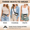 Magnetic Dog Treat Bag with Belt Clip for Training and Walking