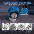Cat Recovery Collar, Soft Adjustable Cat Cone Alternative, Lightweight Waterproof Fasteners Collars for Cats Kittens Puppies, After Surgery Stop Licking, Post-Surgery or Skin Protection