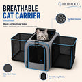 Expandable Pet Carrier with Wheels for Cats & Small Dogs, Air Travel Bag