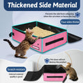 Petskd Portable Cat Travel Litter Box with Lid