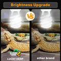 LUCKY HERP UVA UVB Reptile Light 10.0, Desert UVB 150 Compact Fluorescent Lamp, UVB Light for Reptiles 23W, UVA UVB Rept